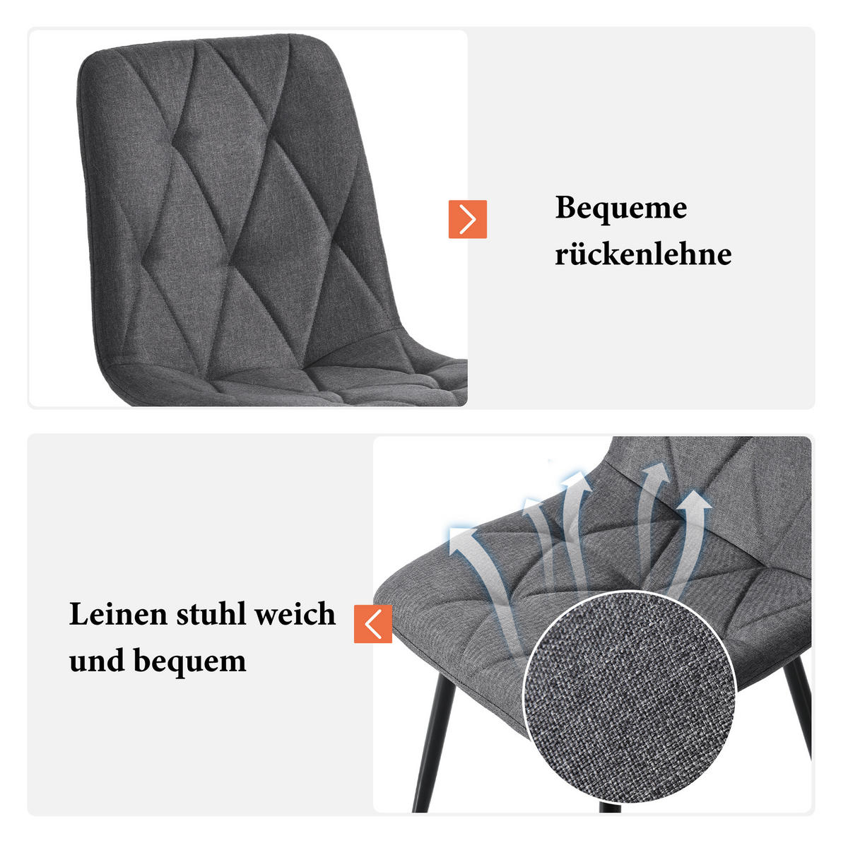 JÍDELNÍ SET 5D Rozkládací 110-140cm Šedé židle - bílá, kov (54.99/15.01/95cm) - FLIEKS