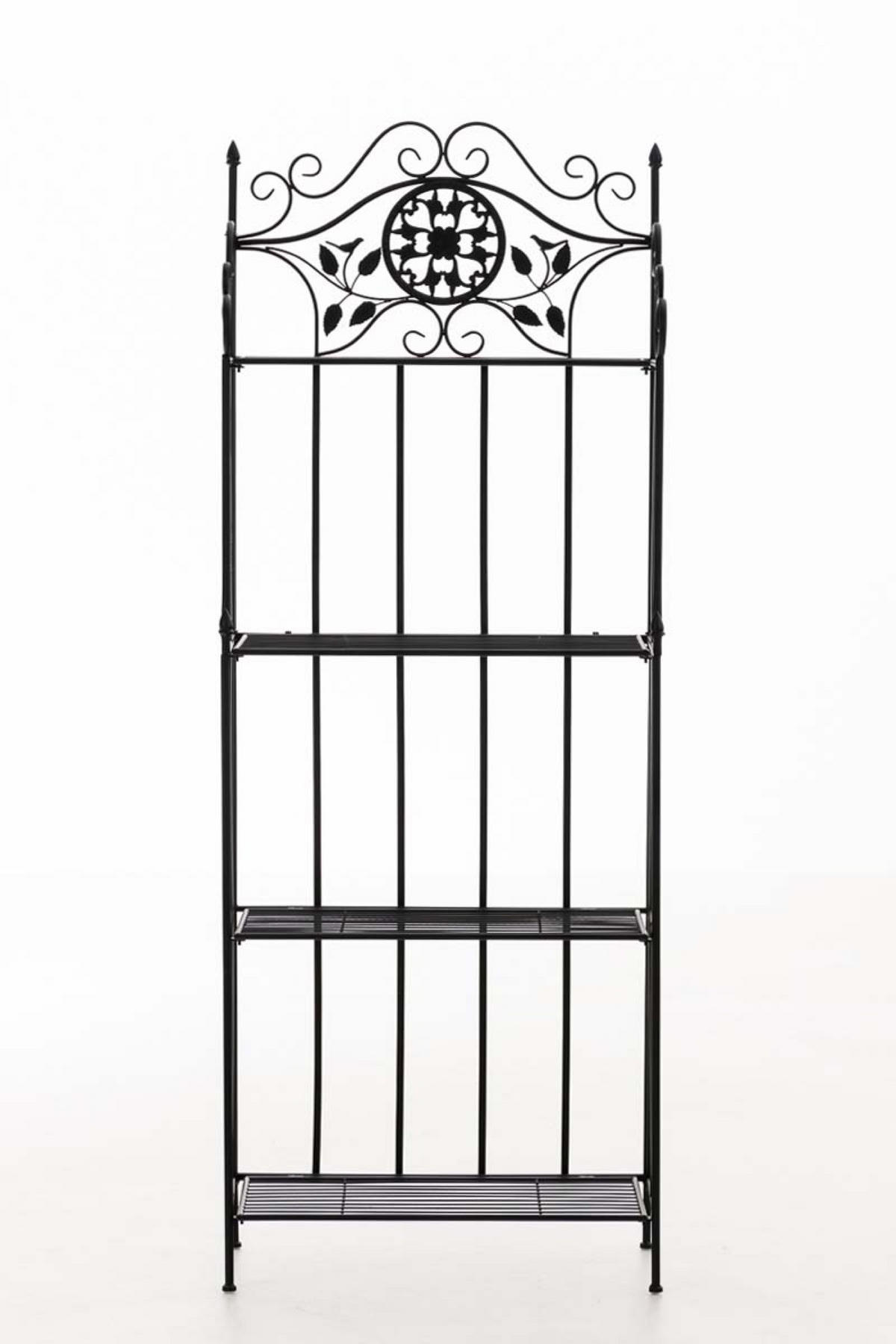 STANDREGAL Florenz schwarz - Schwarz, Metall (66/175/32cm) - TPFGarden