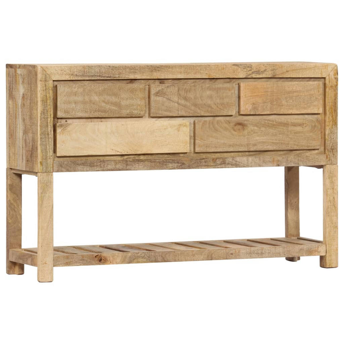 SIDEBOARD 120/30/75 Cm Massivholz Mango - Braun, Holz (30/75/120cm) - vidaXL