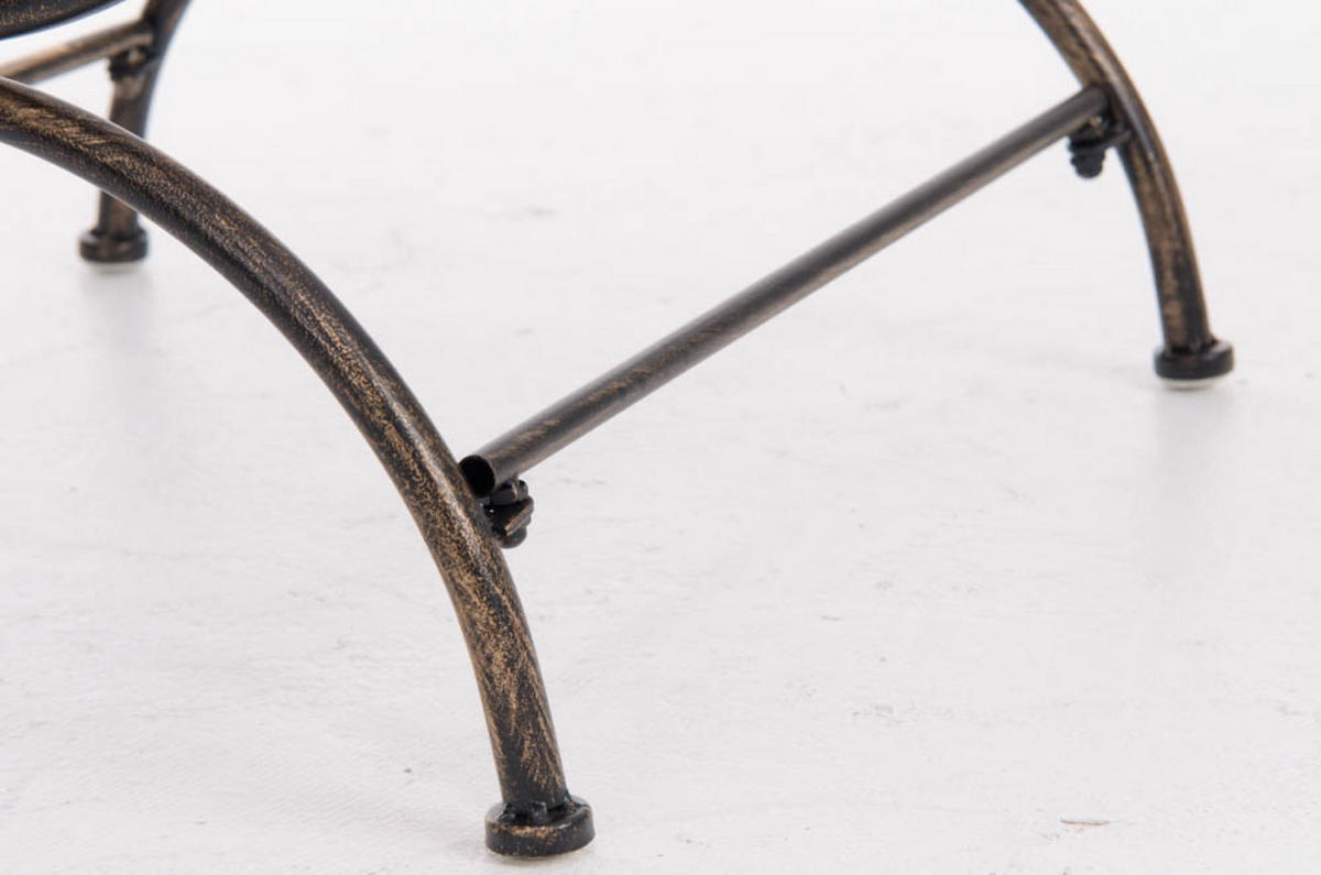 GARTENSTUHL Loma bronze - Braun, Metall (56/53/92cm) - TPFGarden