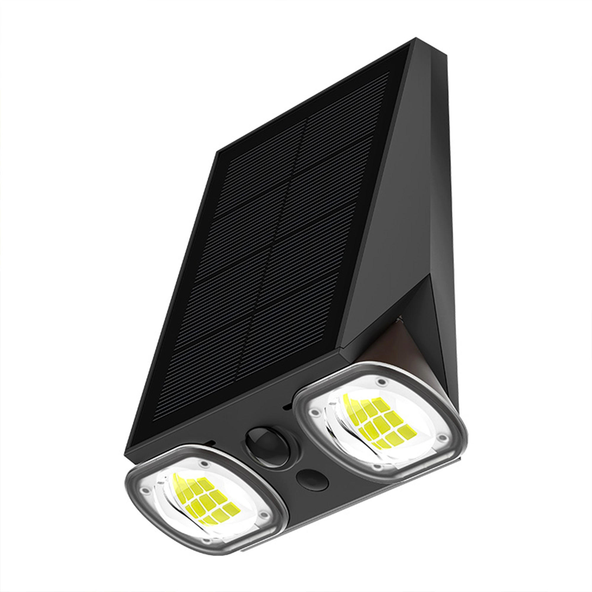 STRIKER 800LM Solar-Sensor-Wandleuchte - Schwarz, Kunststoff (14/12/6cm) - Lumisky