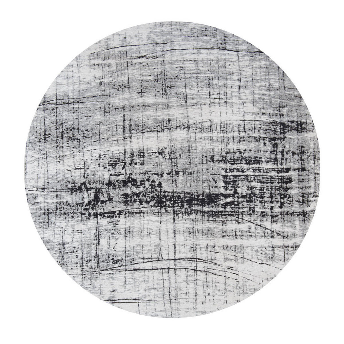TEPPICH Metro B&W Mad Men 140/140 cm - Grau, Textil (140/140cm) - Louis De Poortere