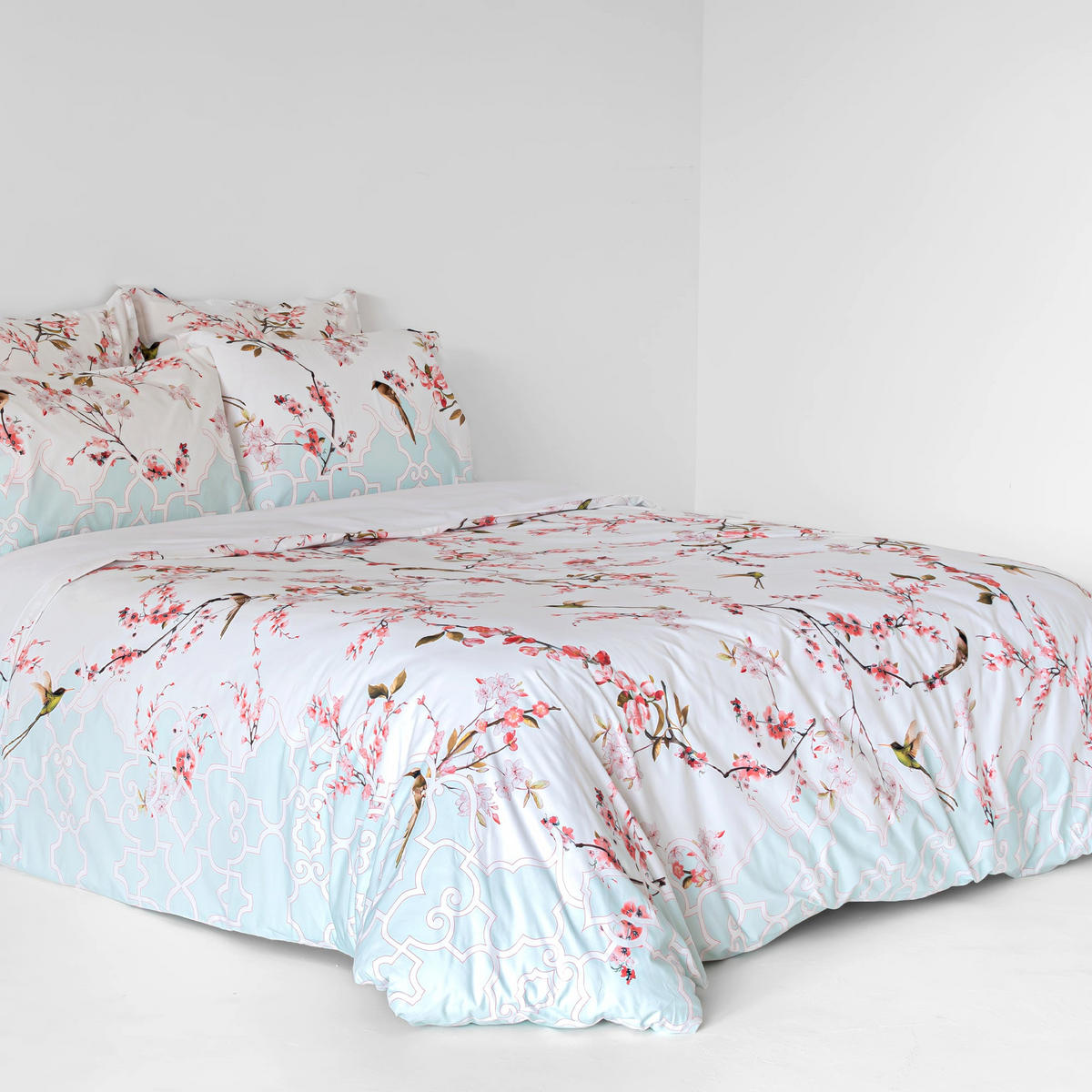 BETTBEZUG Sakura 240x220 cm (Übergrösse) - Multicolor, Textil (240/220cm) - Happy Friday