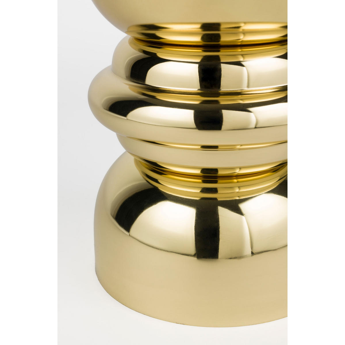 BEISTELLTISCH Kinga Gold - Goldfarben, Metall (29.5/29.5/48cm) - Housecraft Living