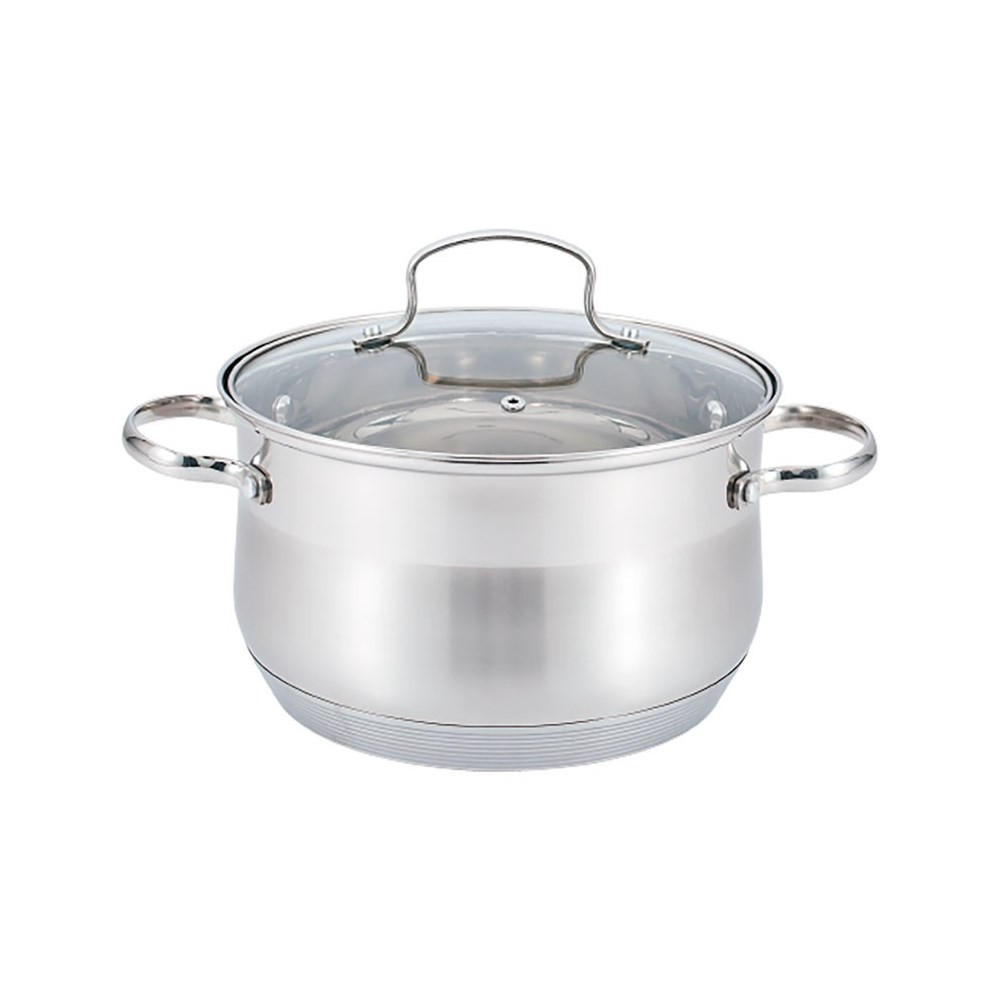 TOPF Silber 34/24/14.5 cm MR351224 - Silberfarben, Metall (24cm) - Maestro 