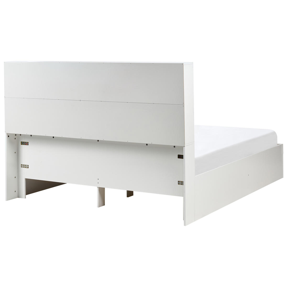 POSTEL s zásuvkami 180/200 cm MDF deska Bílá Tarare - bílá, kompozitní dřevo (180/200cm) - Beliani