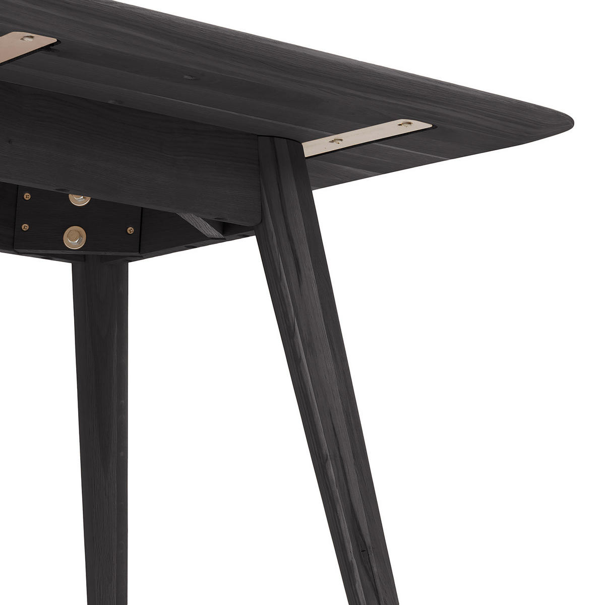 MASSIVER ESSTISCH - Massivholz - Eschefarben, Holz (80/140/75cm) - home24