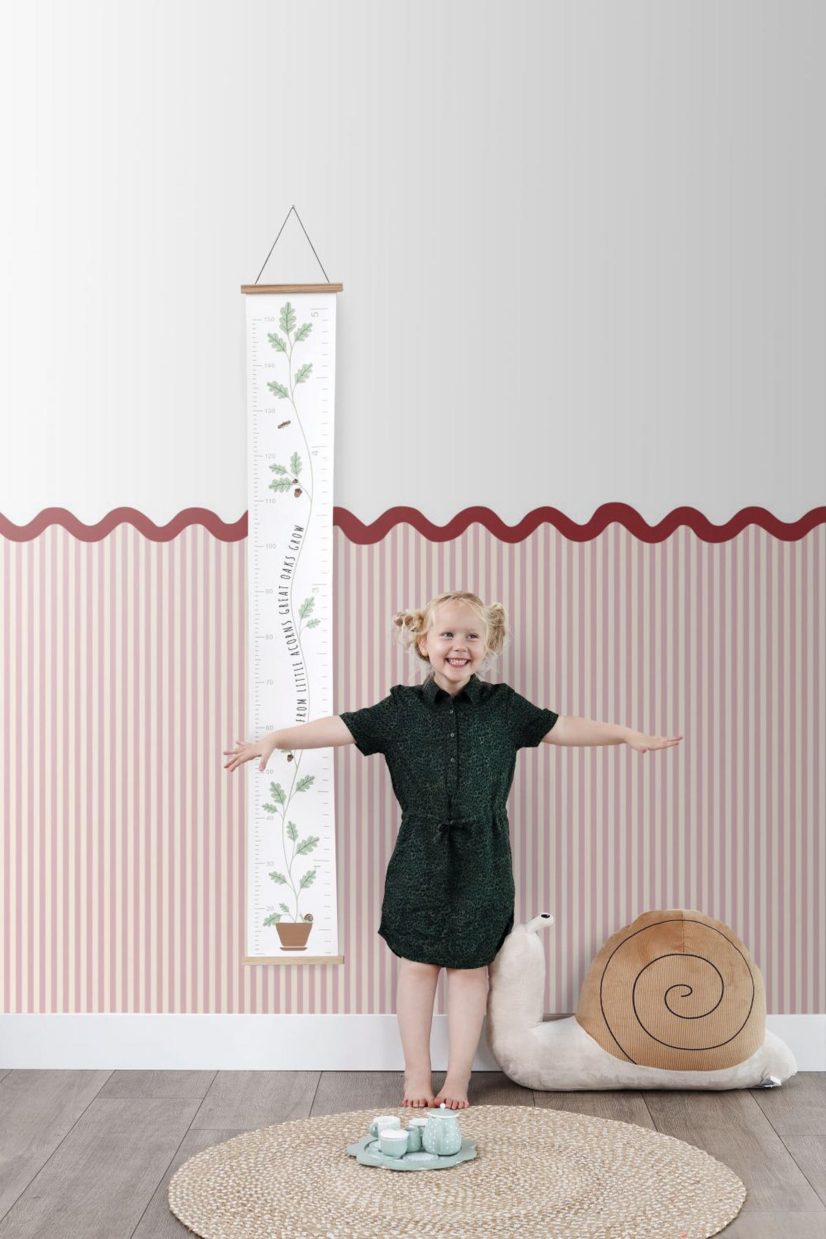 FOTOTAPETE halbhohe Wandverkleidung 2.5 x 2.79 m - Pink, Papier (250/279cm) - ESTAhome