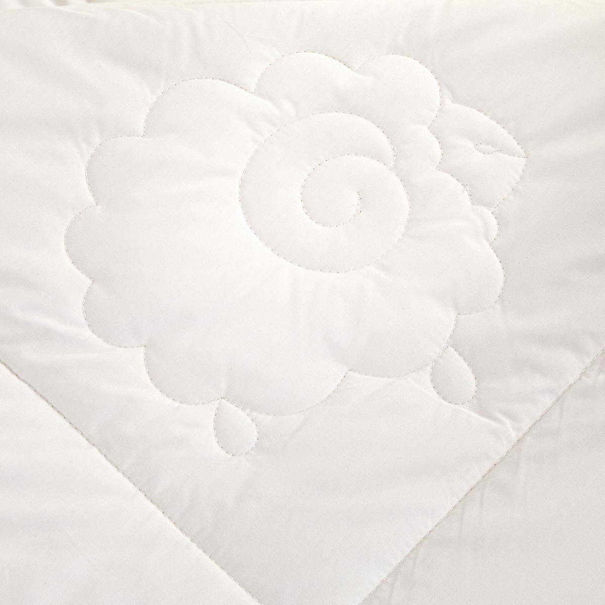 KINDERDECKE mit Schurwoll-Füllung 120/150 cm - Weiß, Textil (120/150cm) - Homescapes