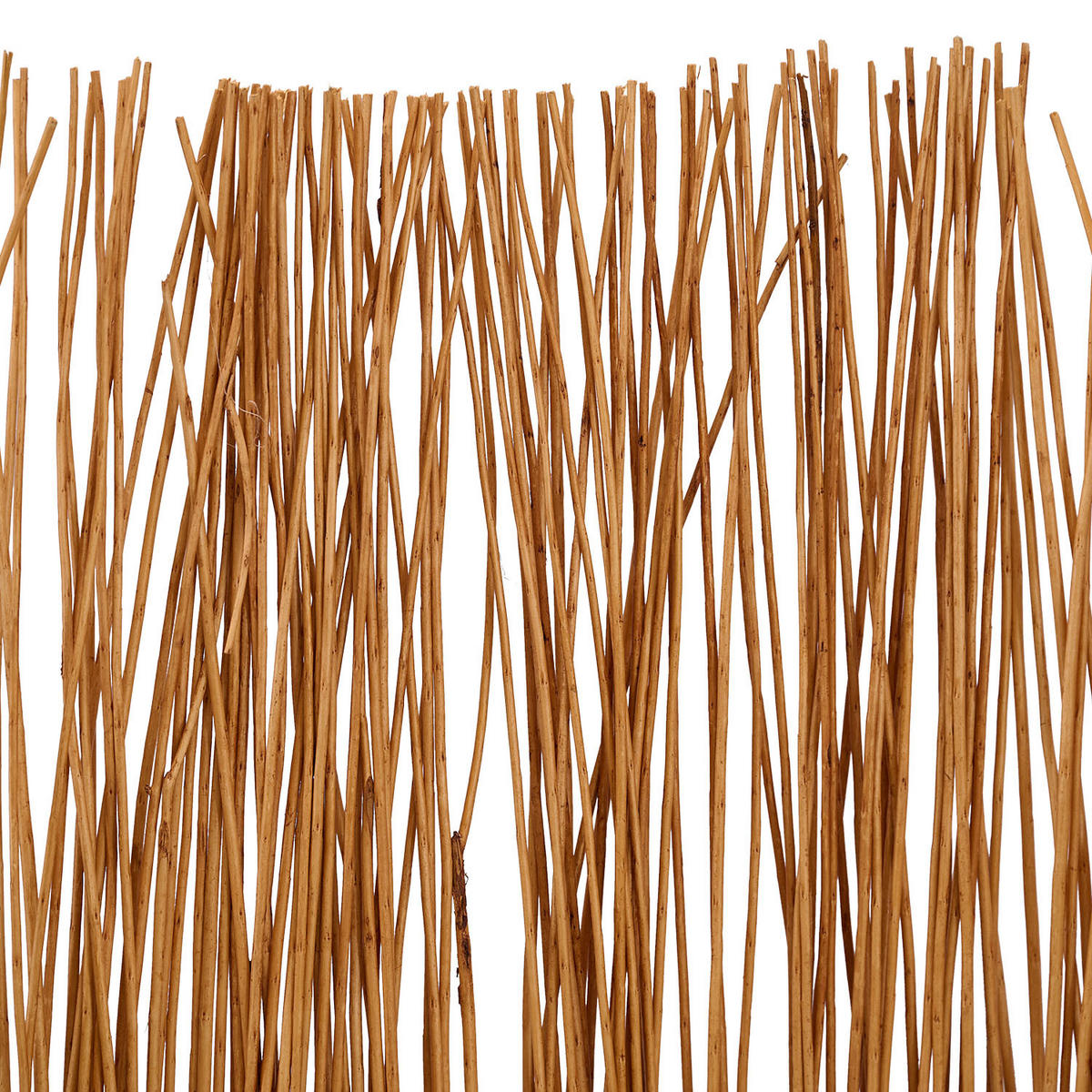 PARAVENT 3-tlg. 120/170 cm Hellbraun Weide - Hellbraun, Naturmaterialien (120/170/2cm) - Homestyle4u