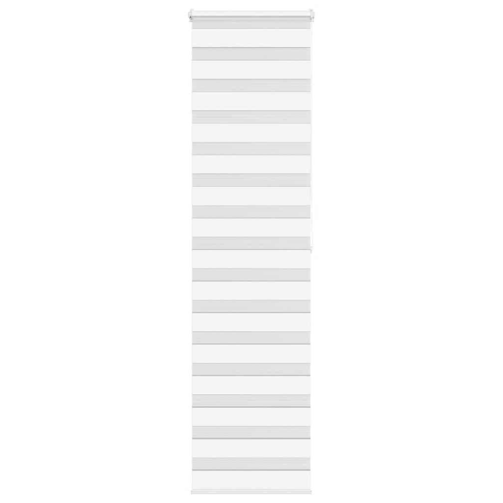 vidaXL Doppelrollo Weiß 60x200 cm