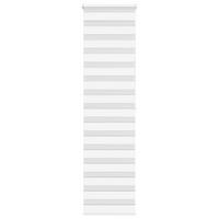 DOPPELROLLO 60/200 cm Stoffbreite 55,9 cm aus Polyester Weiß - Weiß, Textil (60/200cm) - vidaXL