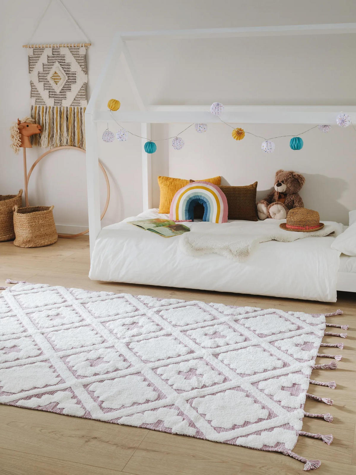 KINDERTEPPICH waschbar Matheo Lila 160x230 cm - Lila, Textil (160/230cm) - Lytte