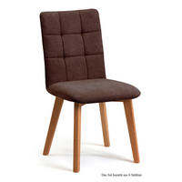 ESSZIMMERSTUHL (6er-Set) Dareen 47x91x60 Eiche geölt/Braun - Eichefarben/Braun, Kunststoff (60/91/47cm) - 58aufmkessel