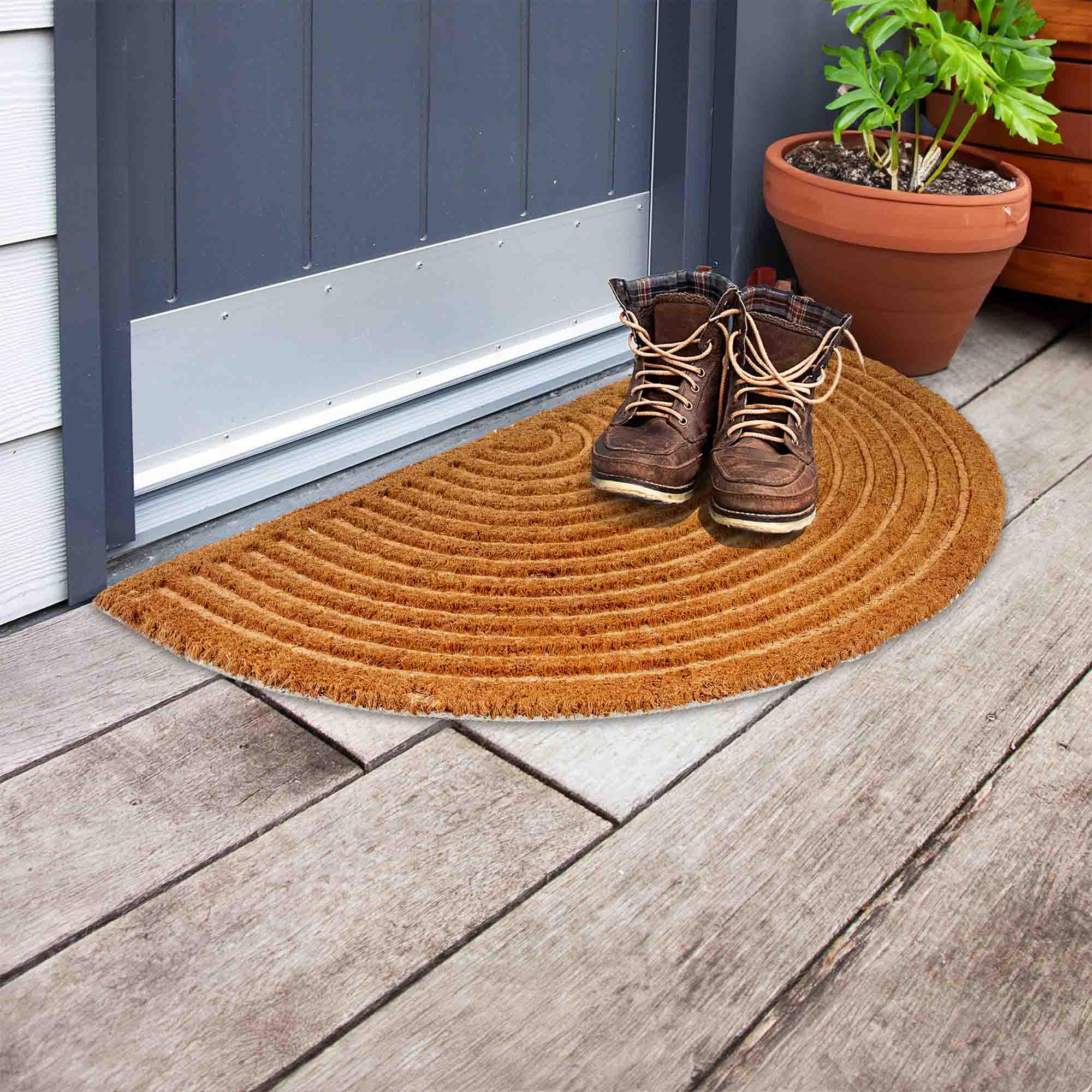 FUSSMATTE COCO SHAPE - Hellbraun, Textil (45/75cm) - Astra