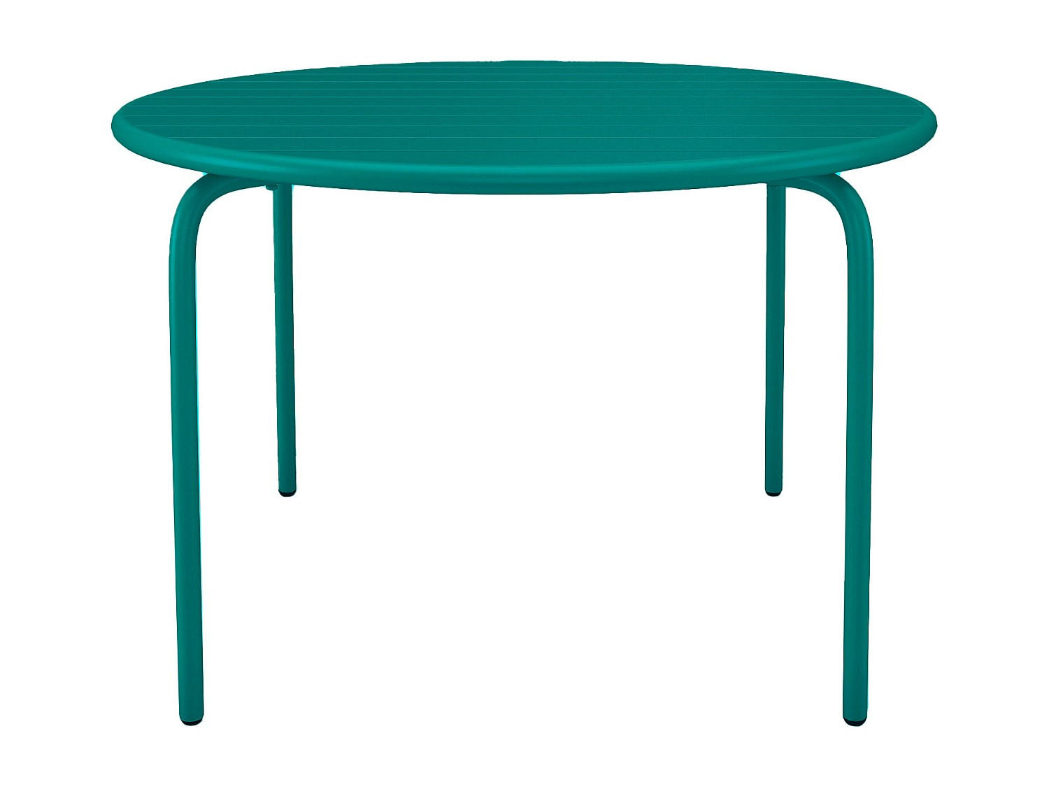 GARTENTISCH - 4 Personen - Metall - Blaugrün - - Türkis, Metall (110/110/74cm) - Vente-Unique
