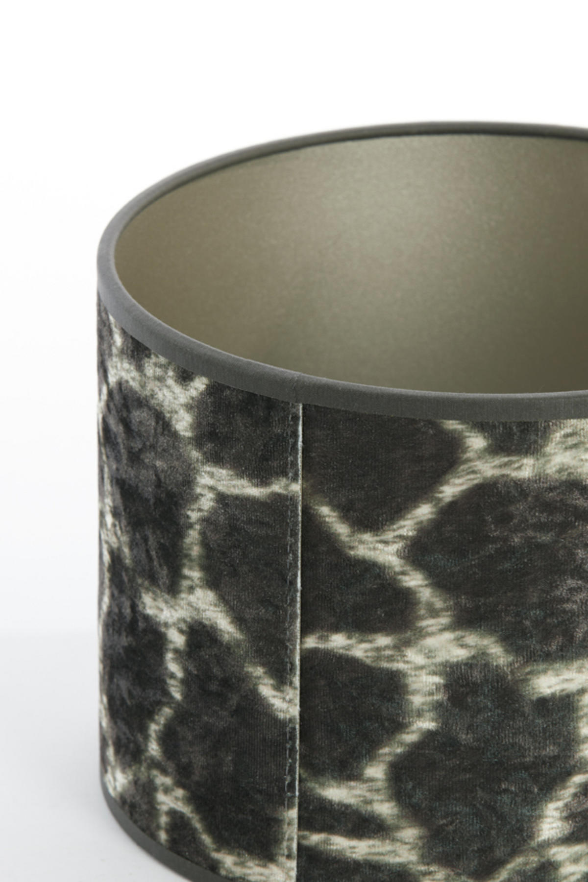 LAMPENSCHIRM Mosa Braun Ø20/15 cm - Braun, Textil (20/20/15cm) - Light & Living