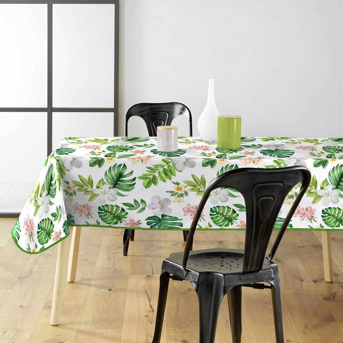 TISCHDECKE Baleares 140/240 cm - Grün, Kunststoff (140/240cm) - Douceur d´intérieur