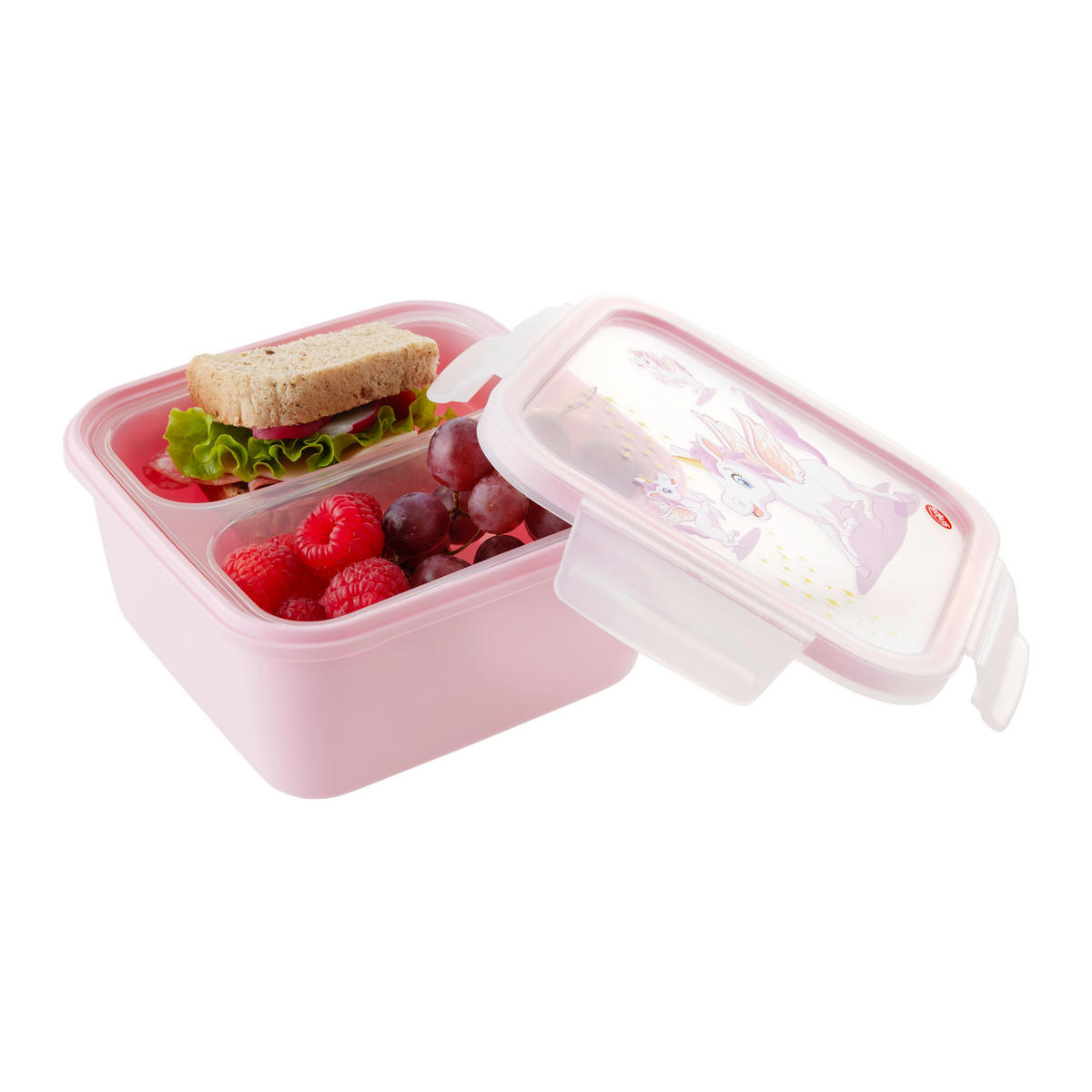 LUNCHBOX Kids Pink - Pink, Kunststoff (15/7.5/15cm) - Mömax