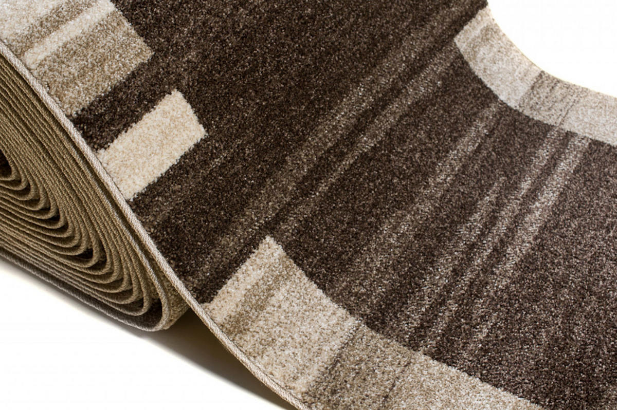 LÄUFER SARI Dunkelbraun 70/500 cm - Dunkelbraun, Textil (70/500cm) - Tapiso