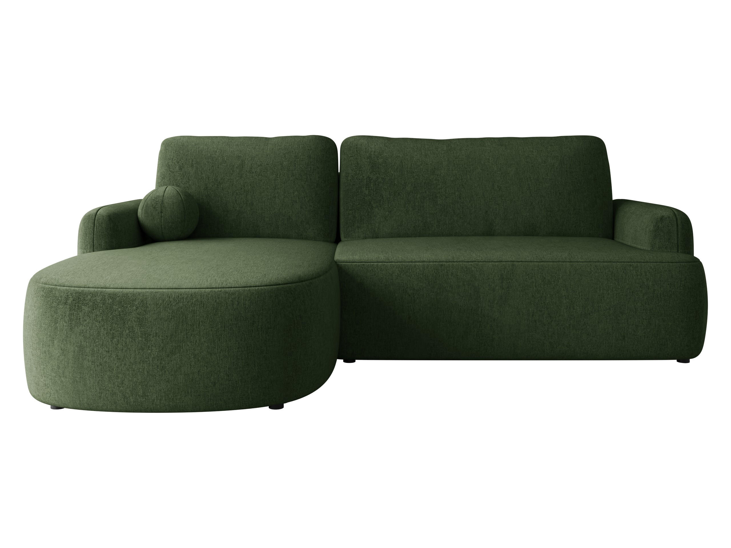 Mirjan24 Ecksofa Dunkelgrün 250x174 cm