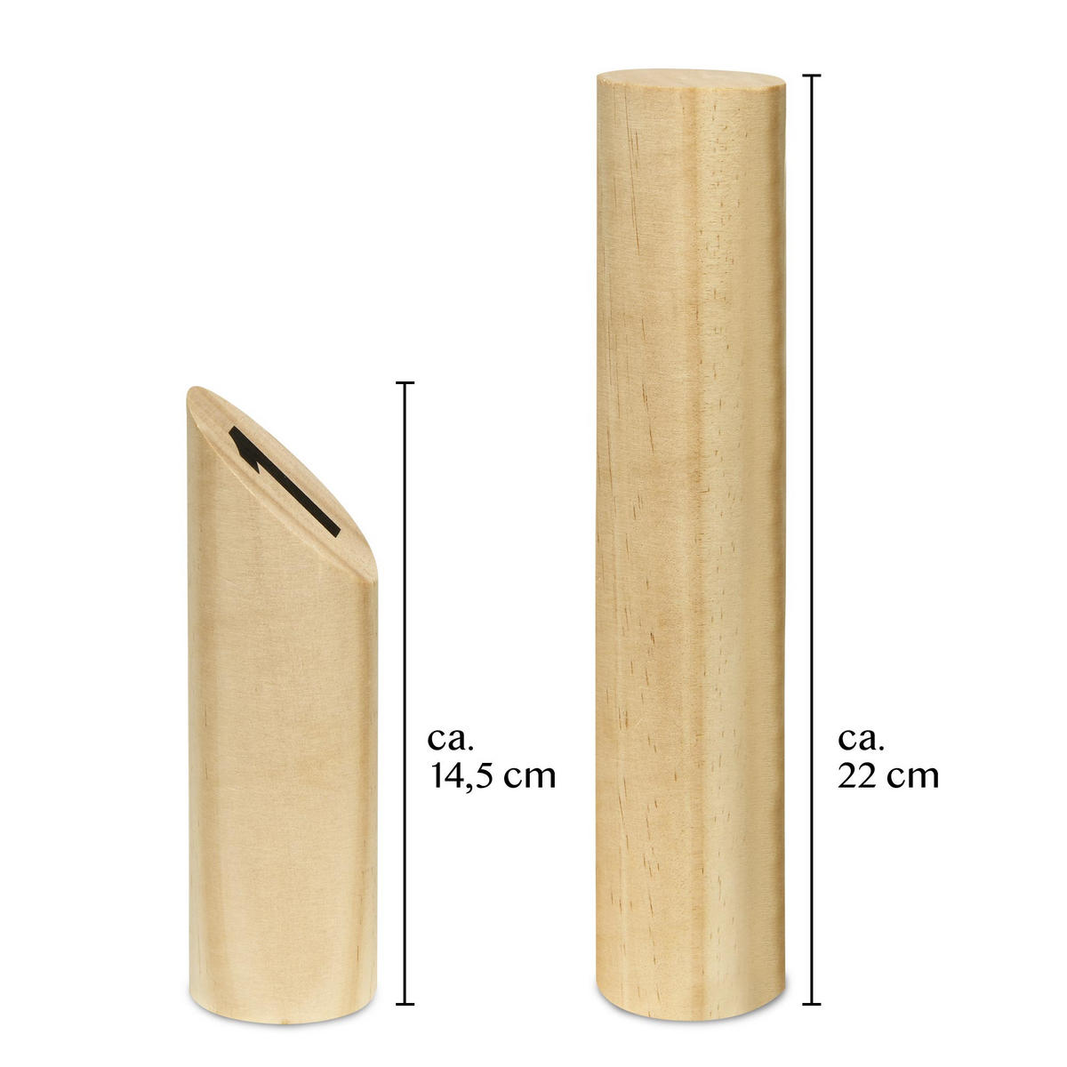 WURFSPIEL Tölky - Naturfarben, Holz (10/25cm) - Toyfel