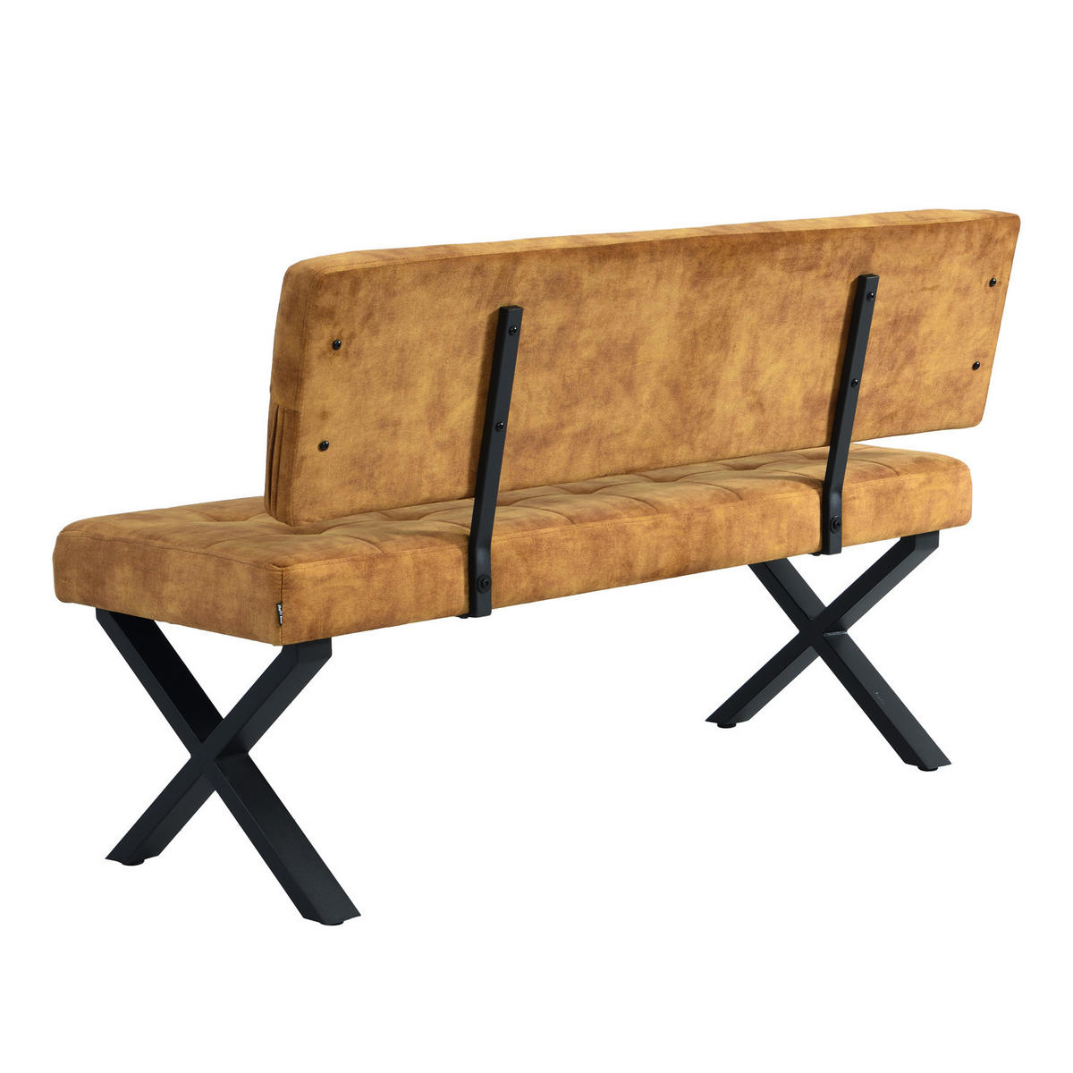 SITZBANK KAREN - Gelb, Metall (140/48/56cm) - B&D Home