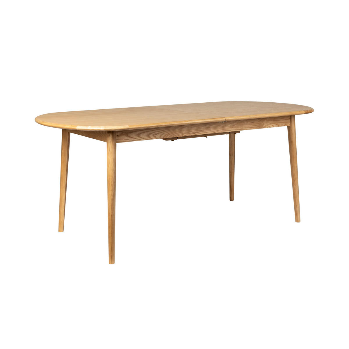 ESSTISCH Twist Ausziehbarer 185/240x90 cm Eiche - Beige, Holz (240/90/76cm) - Zuiver