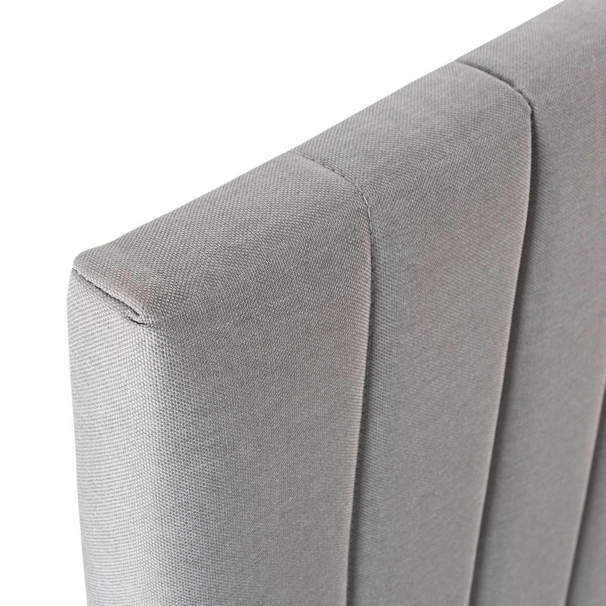 KOPFTEIL Eris 140x60 cm Hellgrau - Grau, Textil (5/140/140cm) - VS Venta-stock