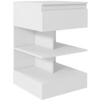 NACHTTISCH Weiß 1 Stück - Weiß, Kunststoff (39/65/39cm) - GiPP