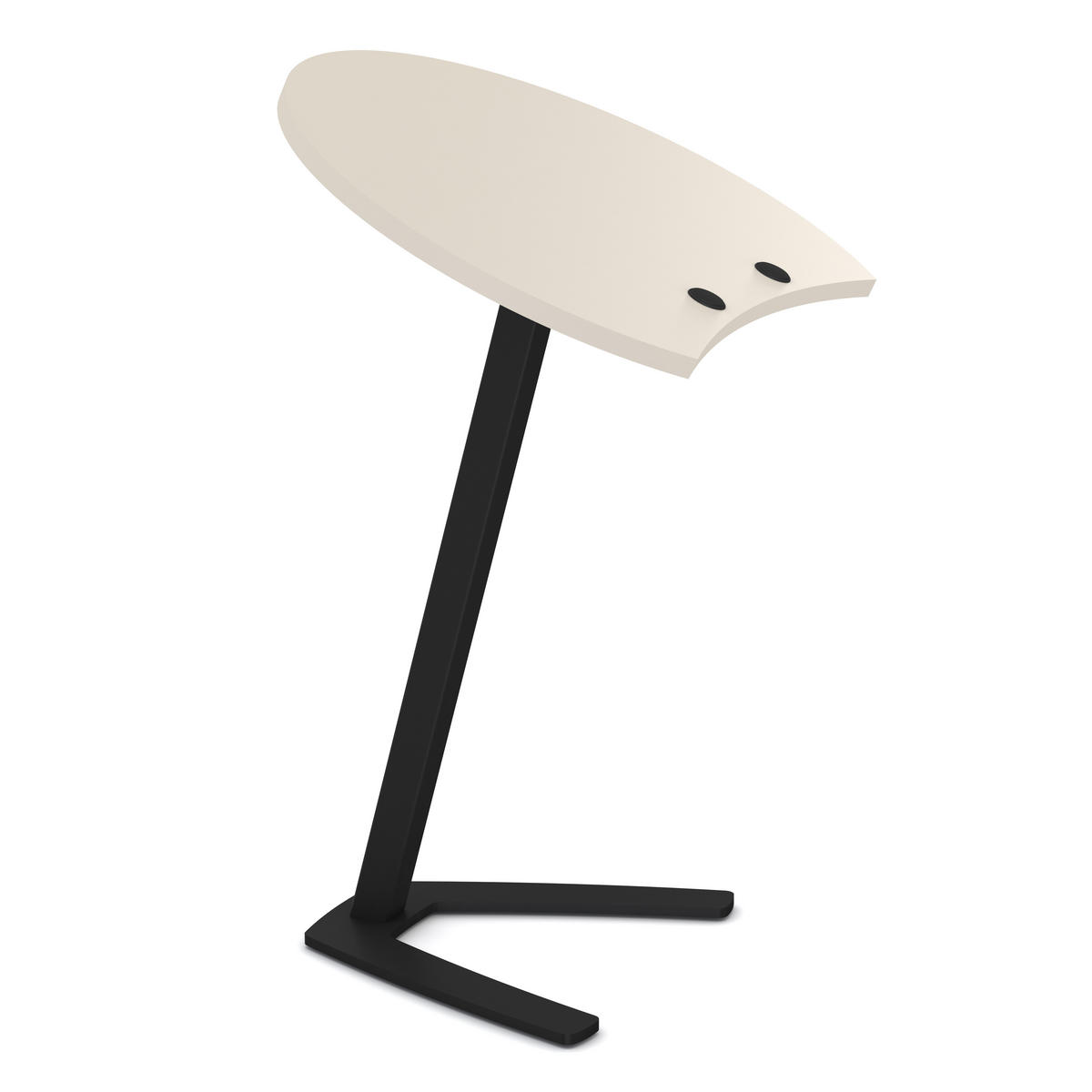 STEHTISCH Laptoptisch Pontis Grau - Grau, Holz/Metall (50/60/72cm) - ASSMANN