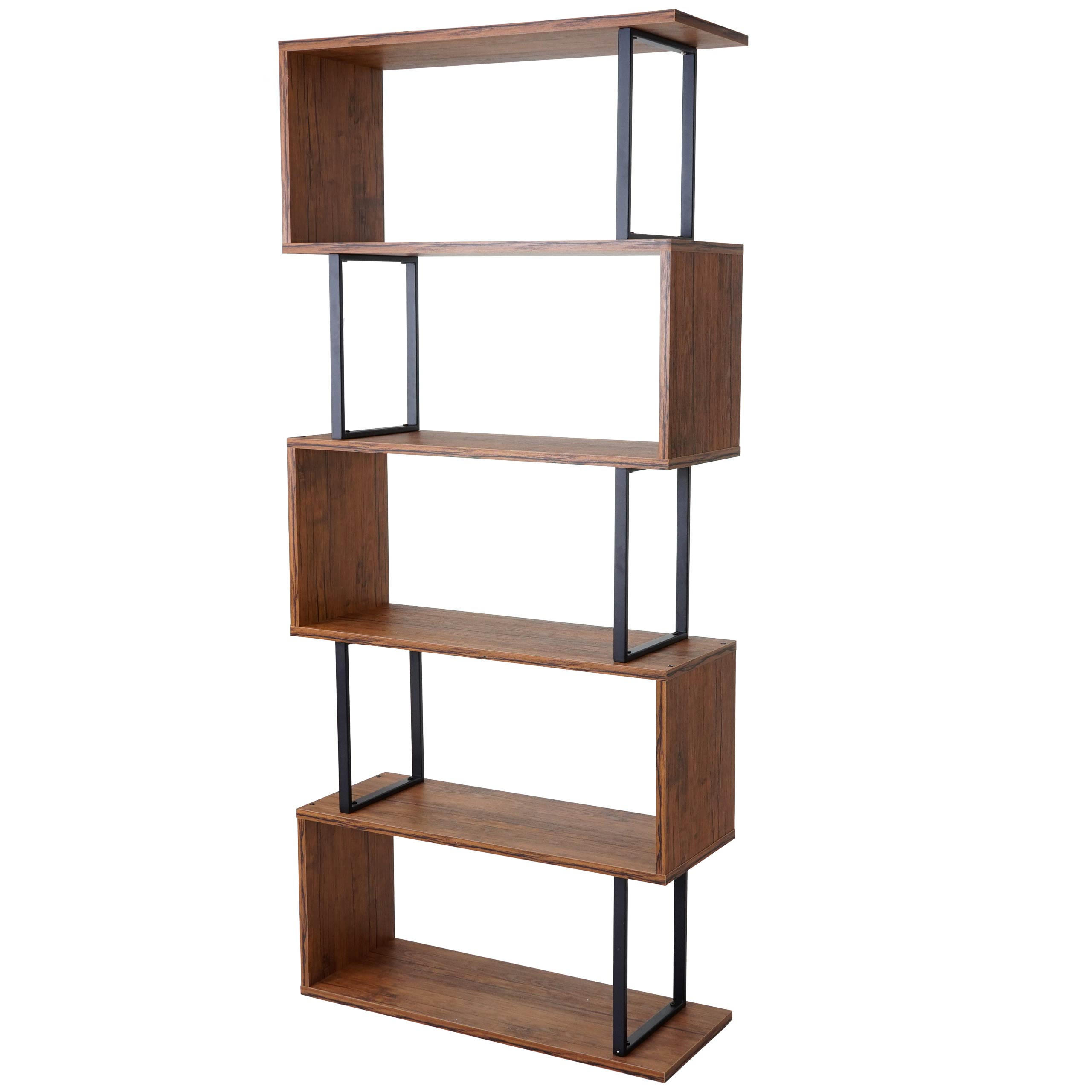 BÜCHERREGAL Braun - Braun, Holzwerkstoff (80/183/30cm) - MCW