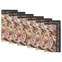 SERVIETTE (6er-Set) Funghi & Flowers 42x42 cm - Multicolor, Textil (42/42cm) - Butlers