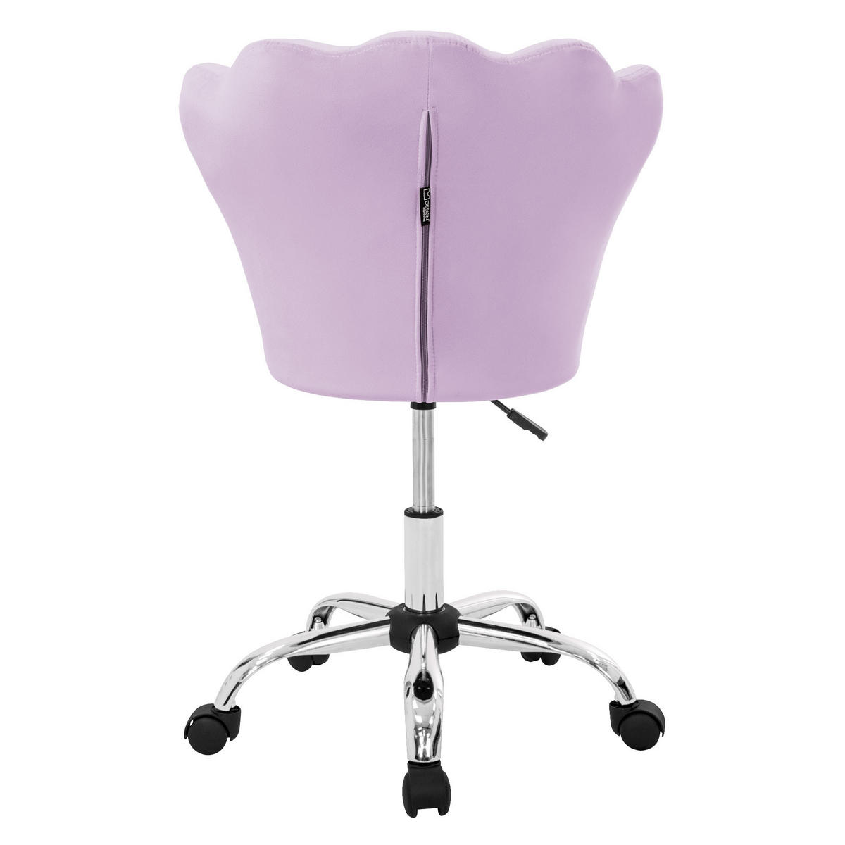 DREHSTUHL Kunstfell Lila - Flieder, Metall (55/85/60cm) - ML-DESIGN