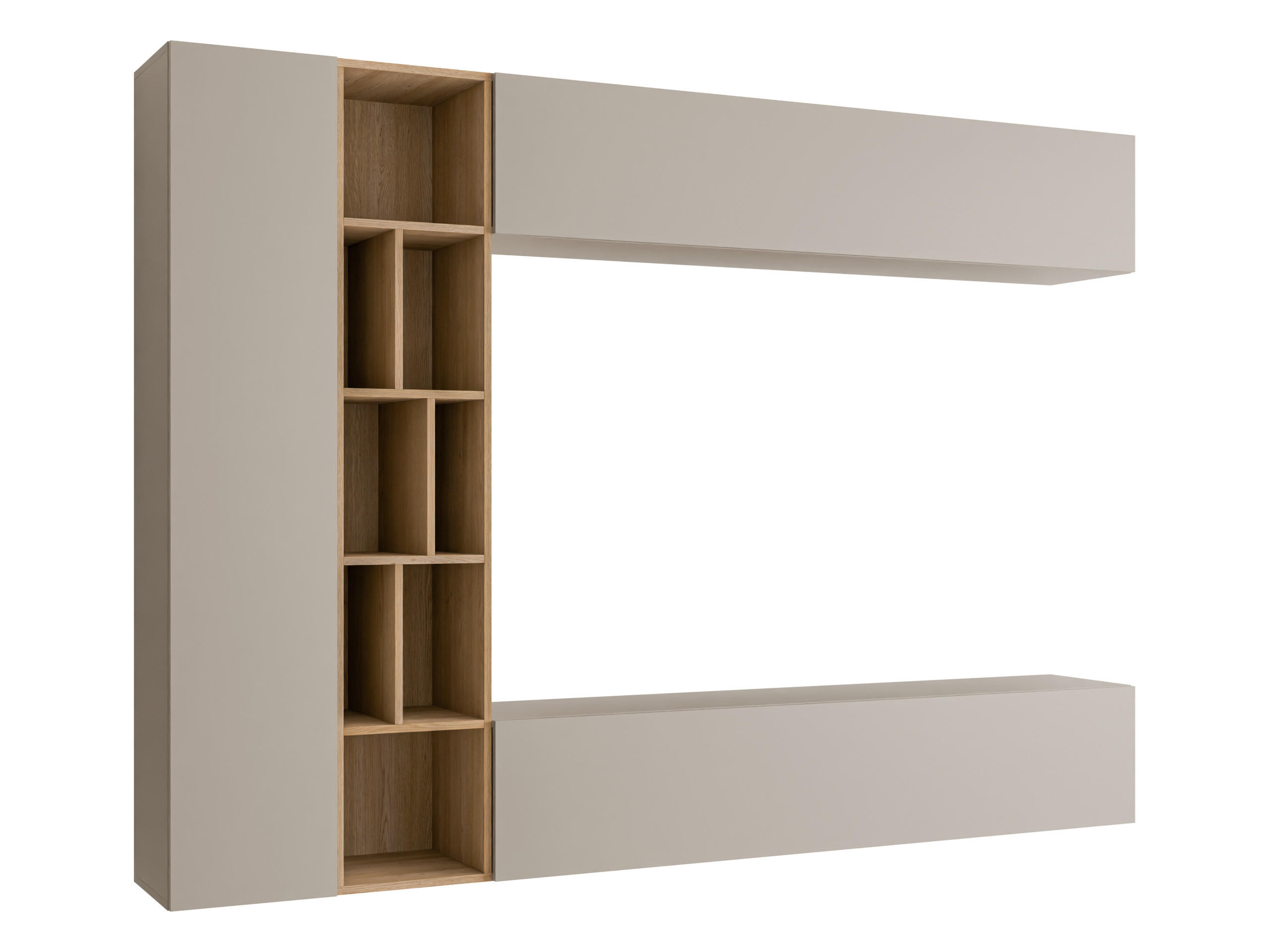 Mirjan24 Wohnwand Kaschmir 224x160x33 cm