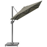 AMPELSCHIRM eckig 3 x 2 m Voyager T¹ Basic 360° kippbar taupe/anthrazit - Taupe, Metall (200/300cm) - Platinum