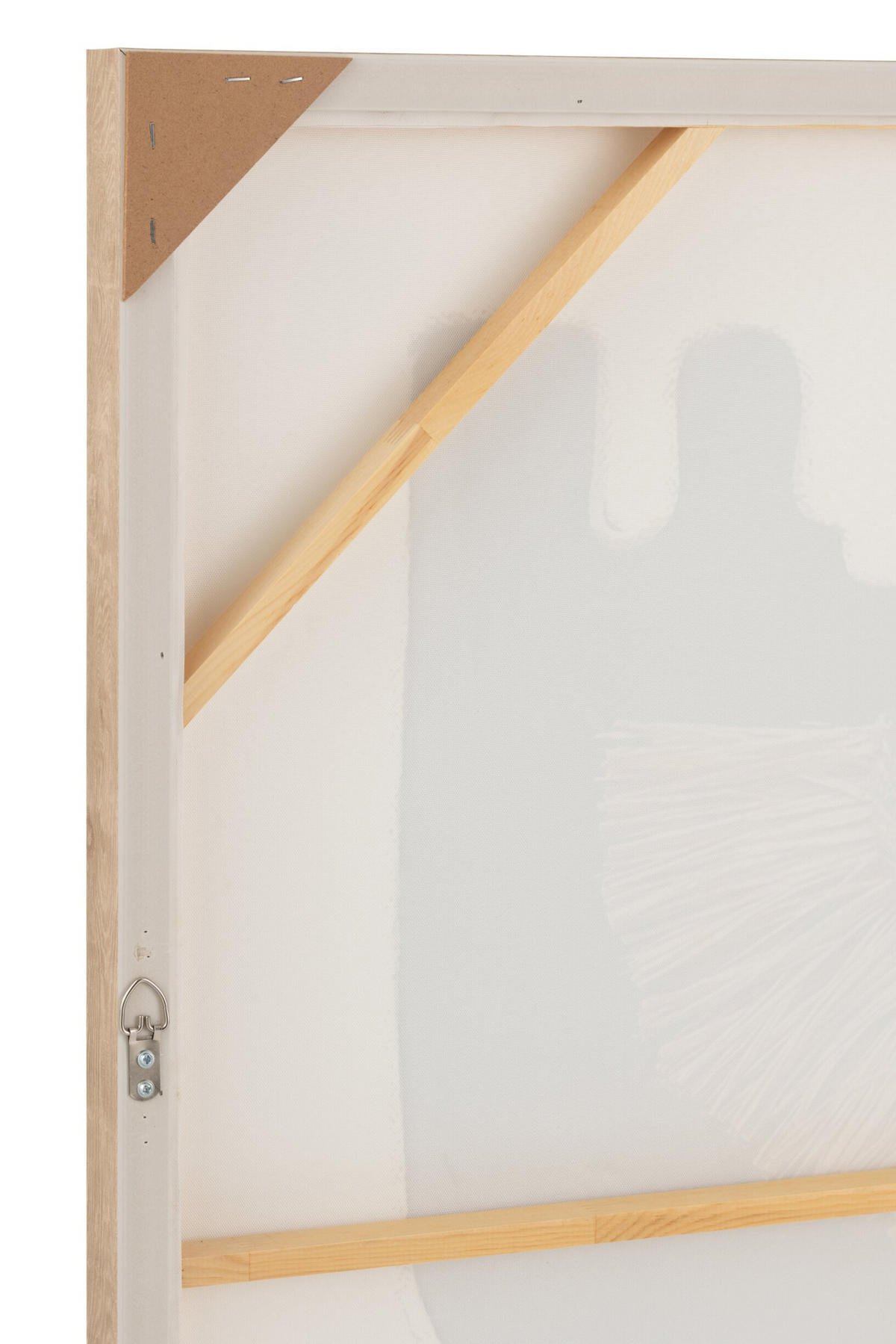 WANDBILD HUT - Multicolor, Holz (4.3/123cm) - J-Line