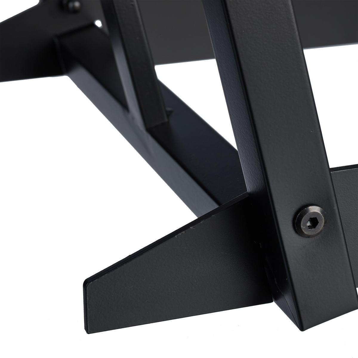 KAMINHOLZREGAL - Schwarz, Metall (62/55.5/35cm) - Relaxdays