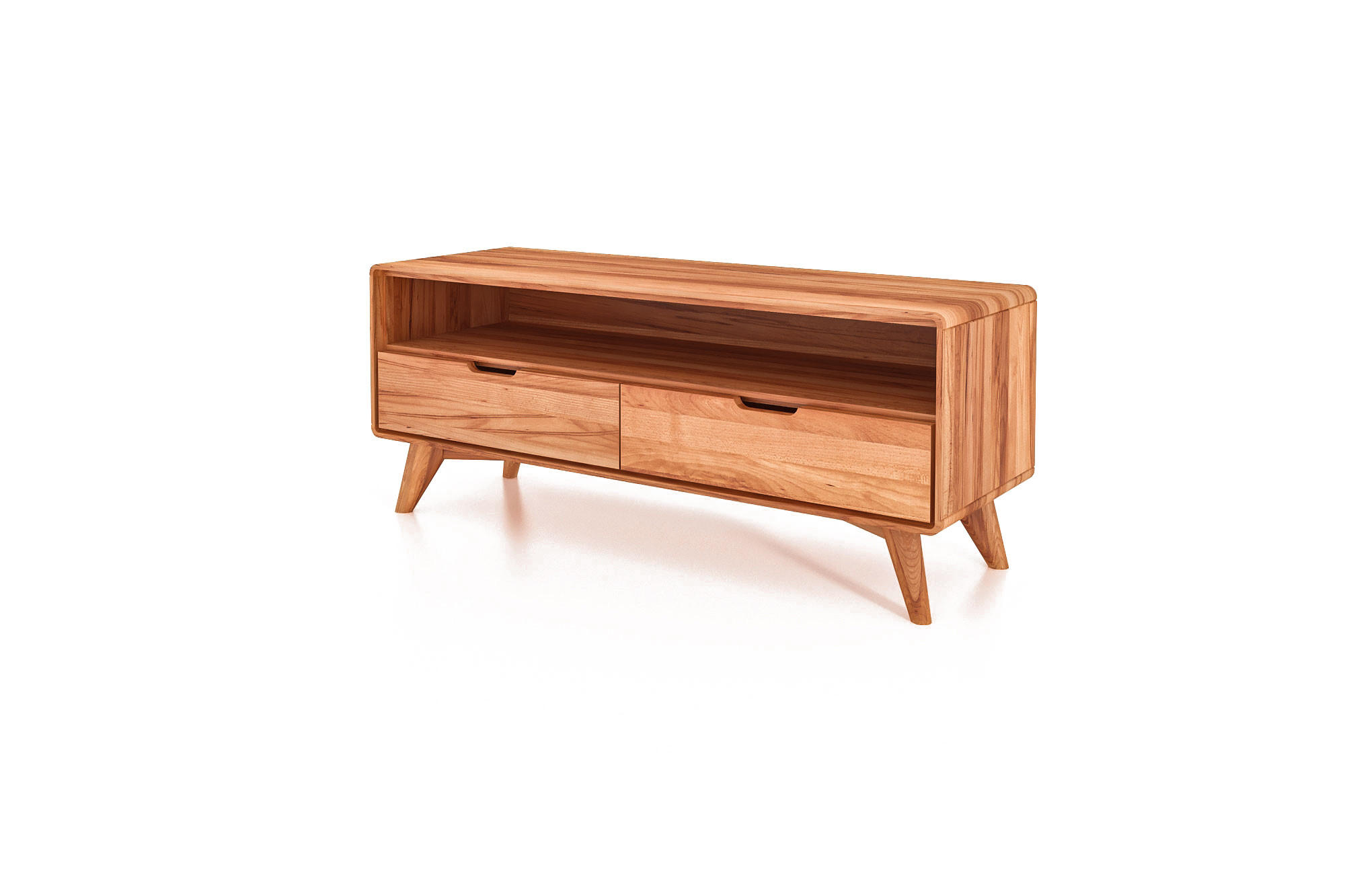 GREG HIFI-SCHRANK Kernbuche - Kernbuche, Holz (120/48/40cm) - byoak