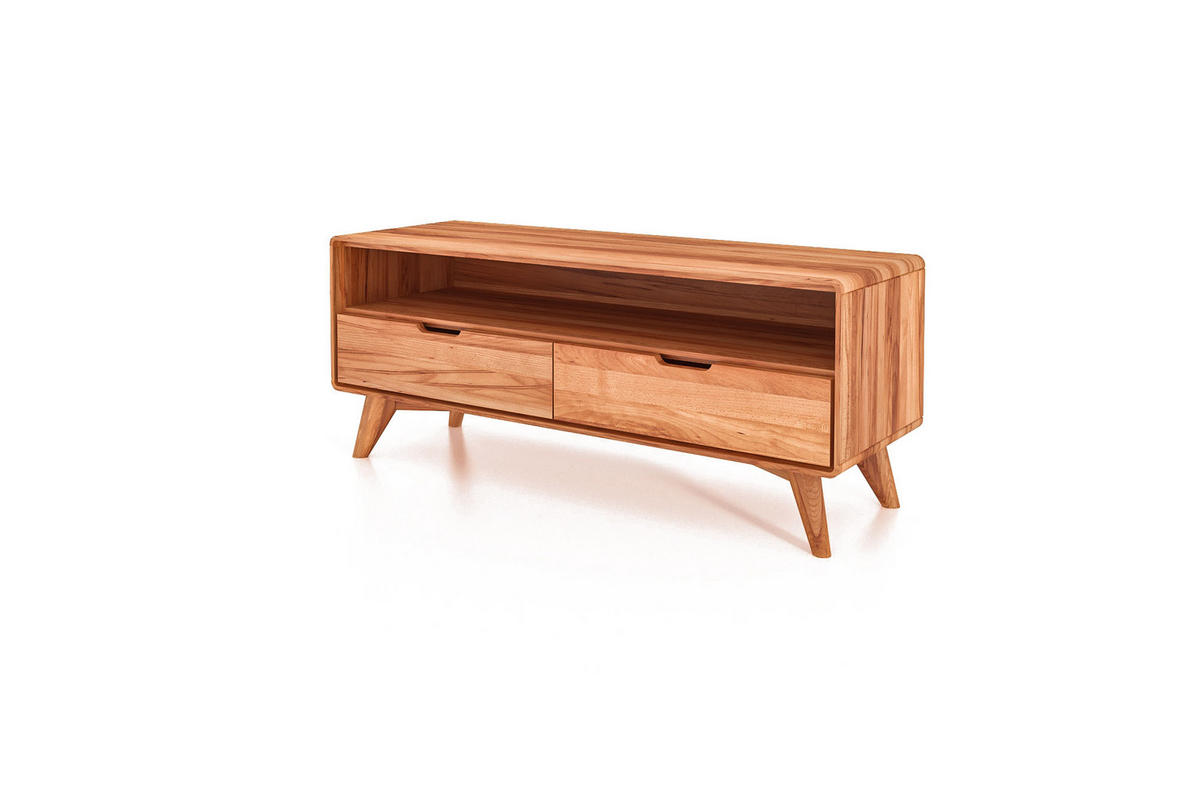 GREG HIFI-SCHRANK Kernbuche - Kernbuche, Holz (120/48/40cm) - byoak