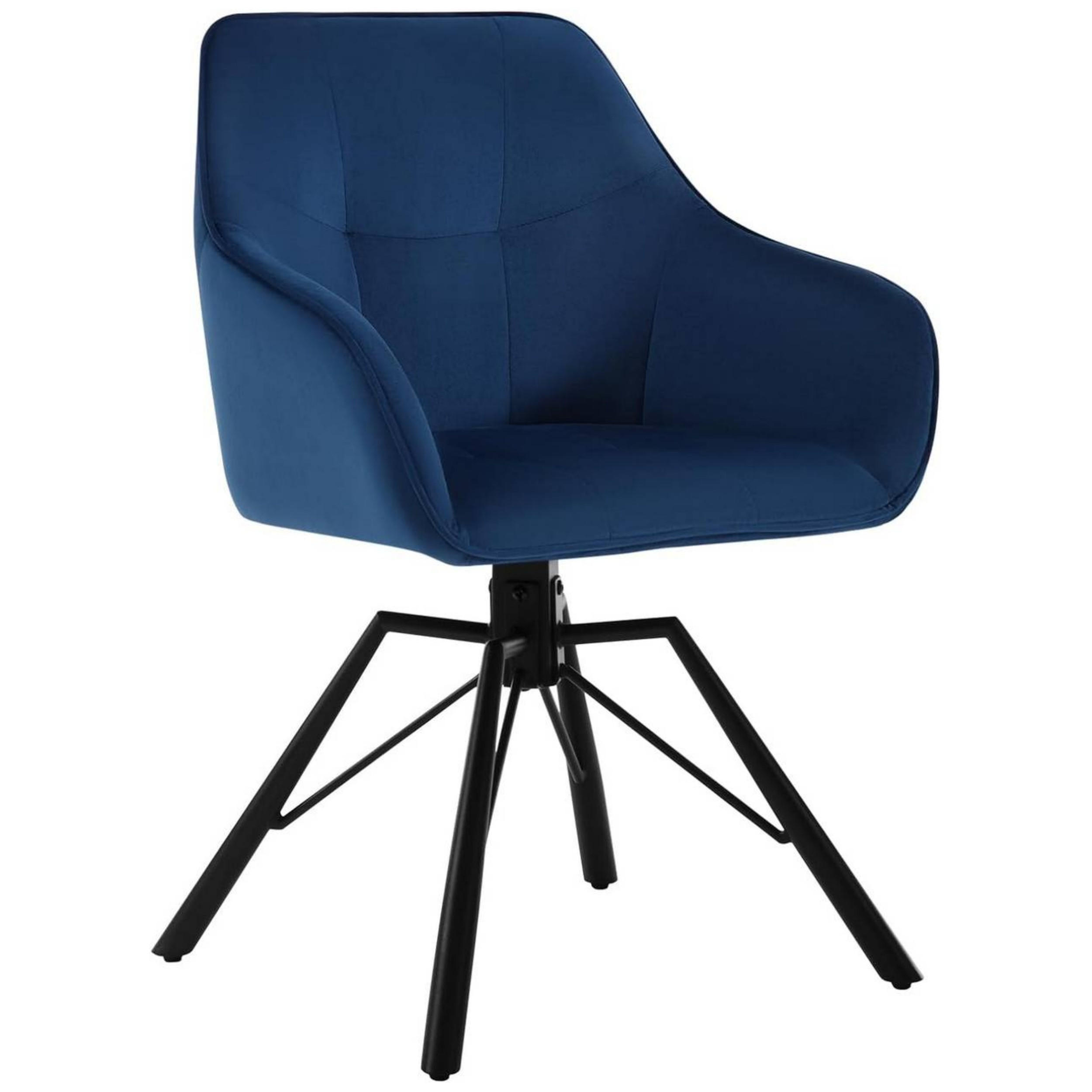 Woltu Armlehnstuhl Blau 57x82.5x54 cm