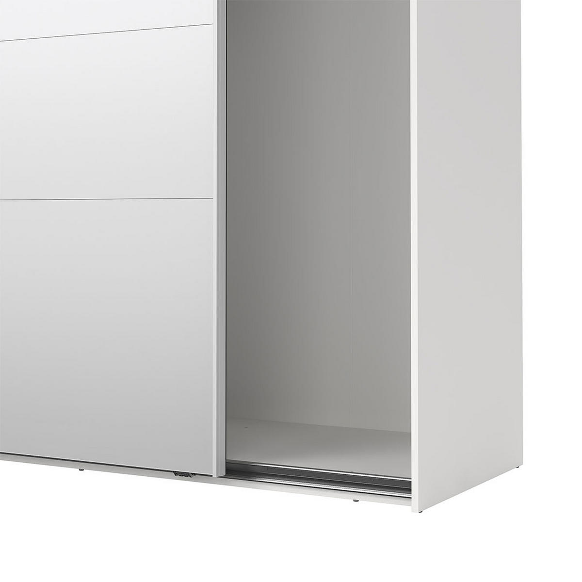 SCHIEBETÜRENSCHRANK, Catania, Weiß, Holzwerkstoff, 179 x 67 x 201 cm - Weiß, Holzwerkstoff (179/201/67cm) - ebuy24