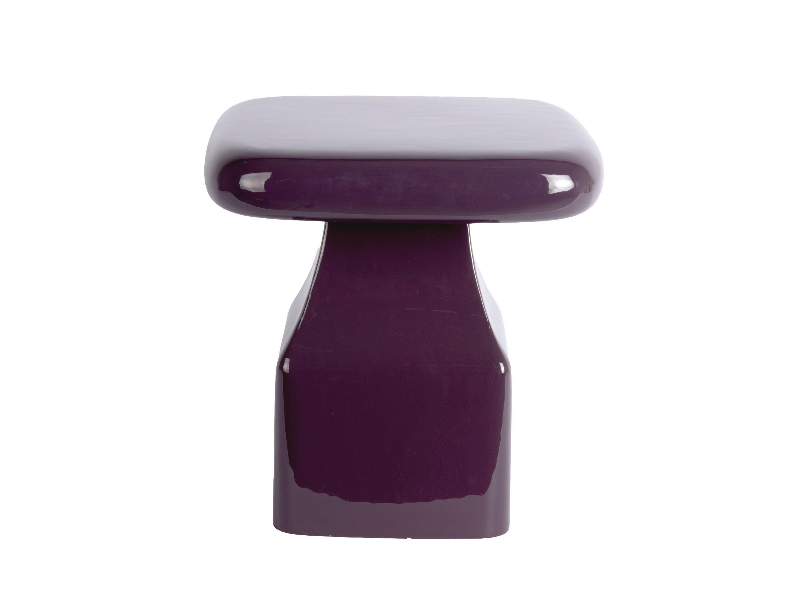 BEISTELLTISCH Cadiz - Lila - 40/40/40 cm - Lila, Metall (40/40/40cm) - Leitmotiv