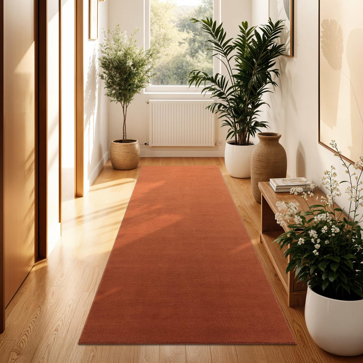 KURZFLORTEPPICH 80/300 cm Cadiz 630 - Kupferfarben, Kunststoff (80/300cm) - Paco Home