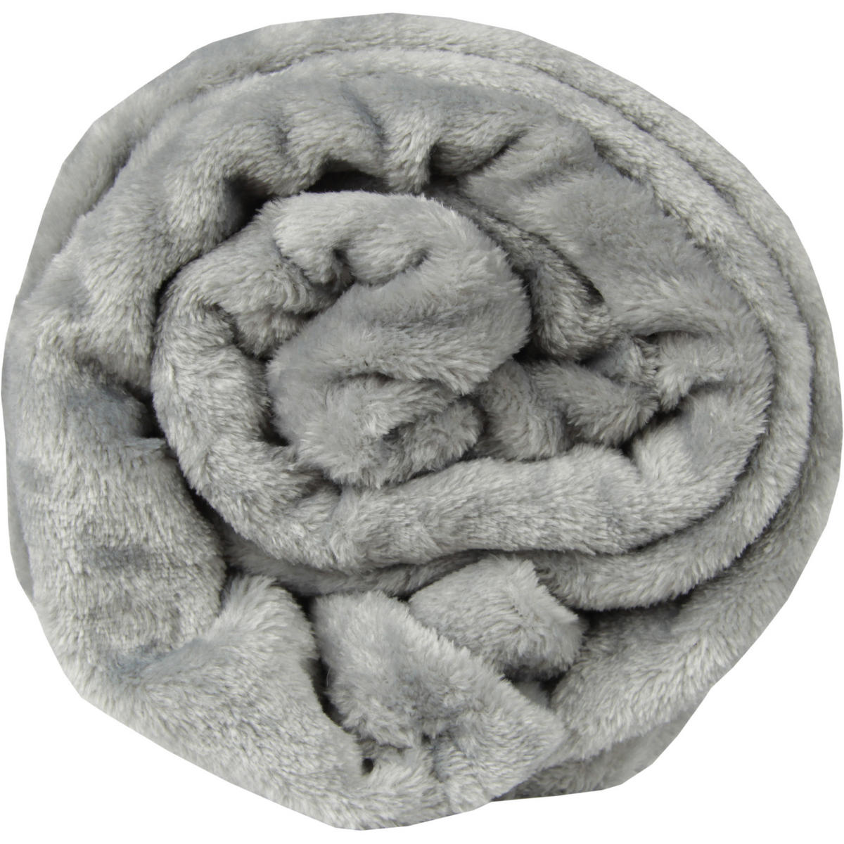 KUSCHELDECKE "Celina" Grau 210x280 cm - Grau, Textil (210/34cm)