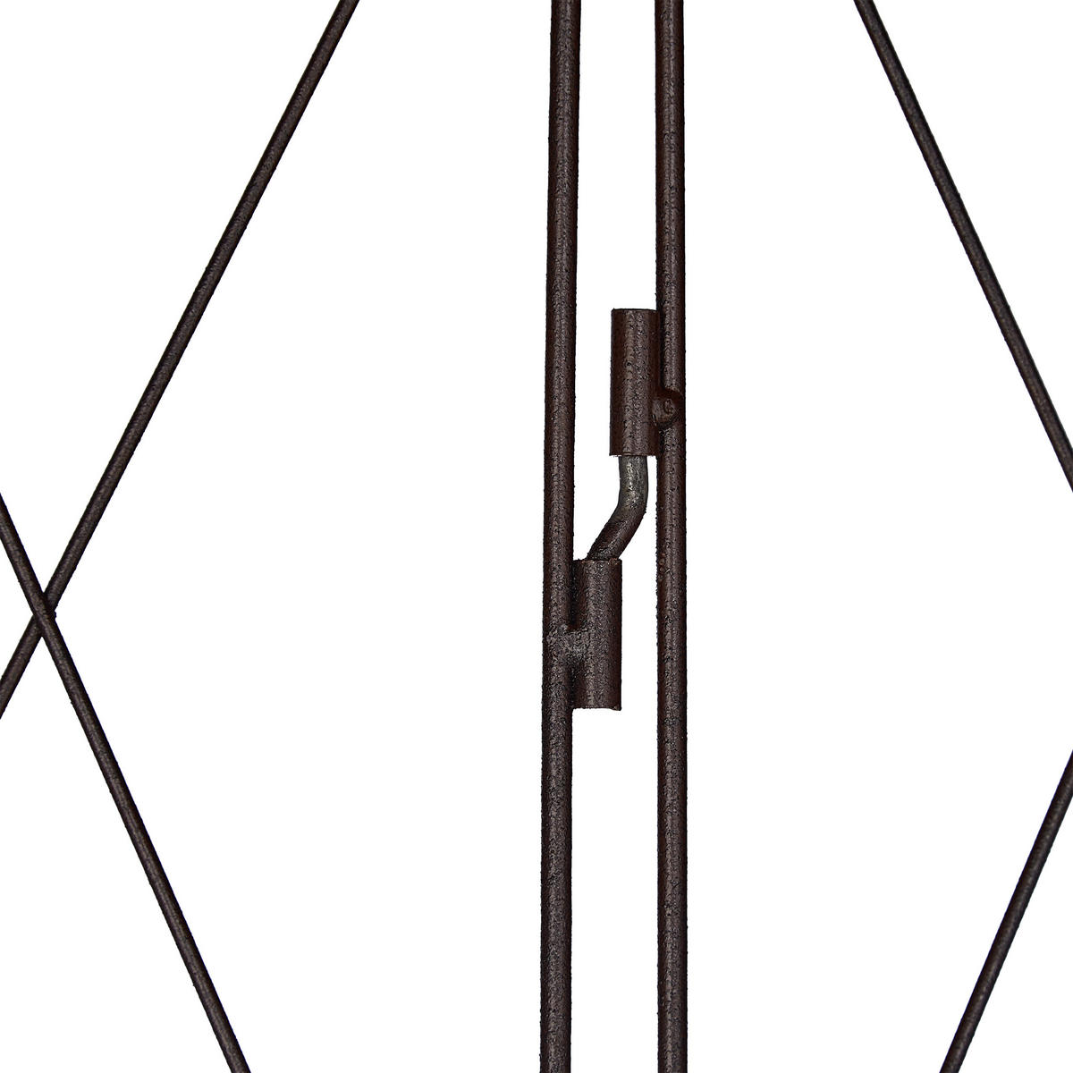 RANKGITTER - Dunkelbraun, Metall (109/162.5/1cm) - Relaxdays