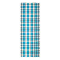 TEPPICHLÄUFER Irvine, Baumwolle kariert 66/200 cm - Blau, Textil (66/200cm) - Homescapes