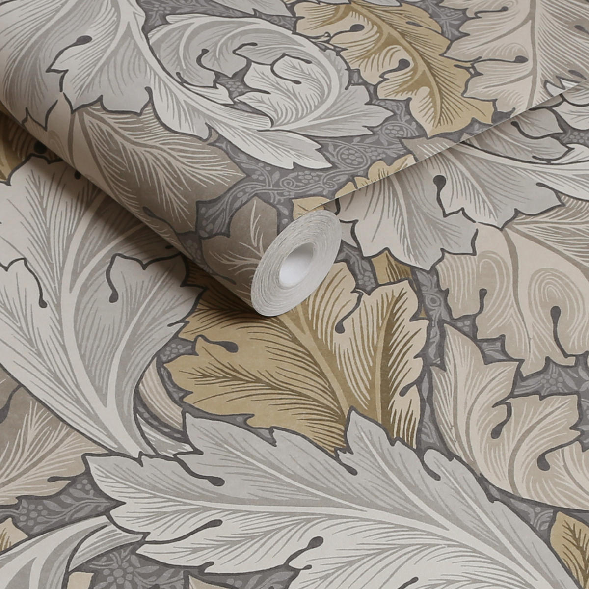 VLIESTAPETE Akanthus Neutral - Beige, Papier/Kunststoff (1000/1000cm) - Graham & Brown