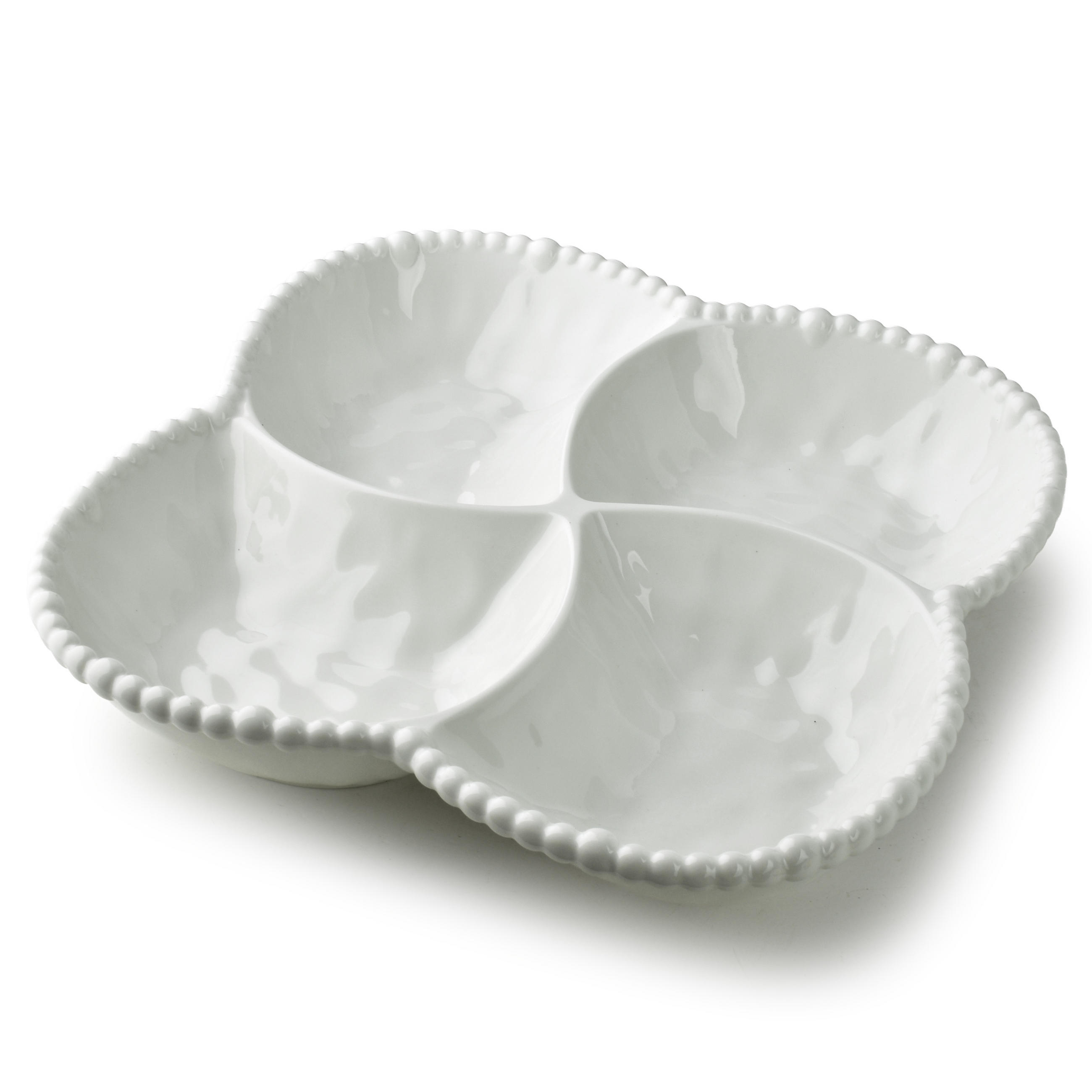 SCHALE Basic weiß 25/25/5 cm Porzellan - Weiß, Keramik (25/25/5cm) - Mondex