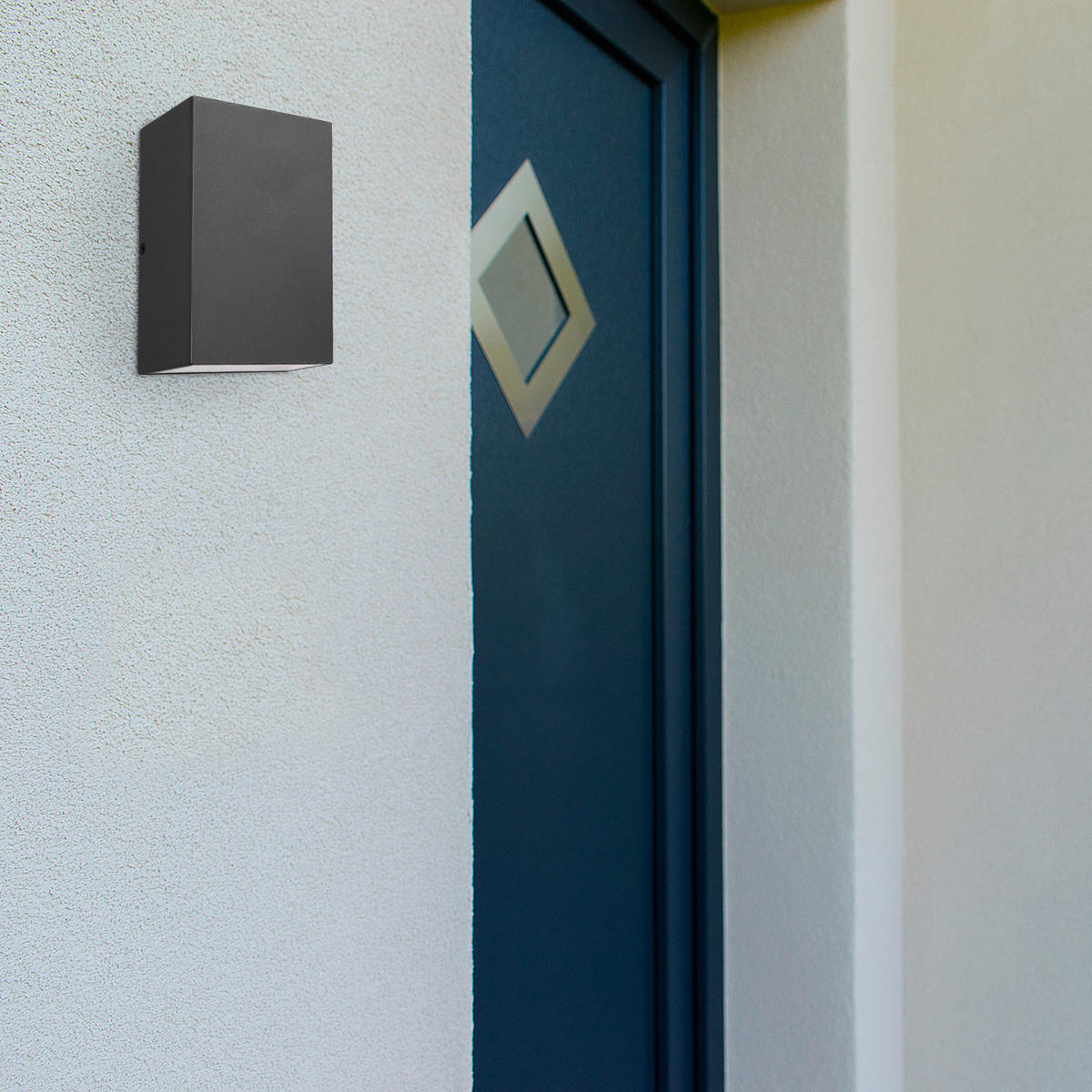 AUSSENLEUCHTE Emma - Anthrazit, Metall (10/6.5/16cm) - Paco Home